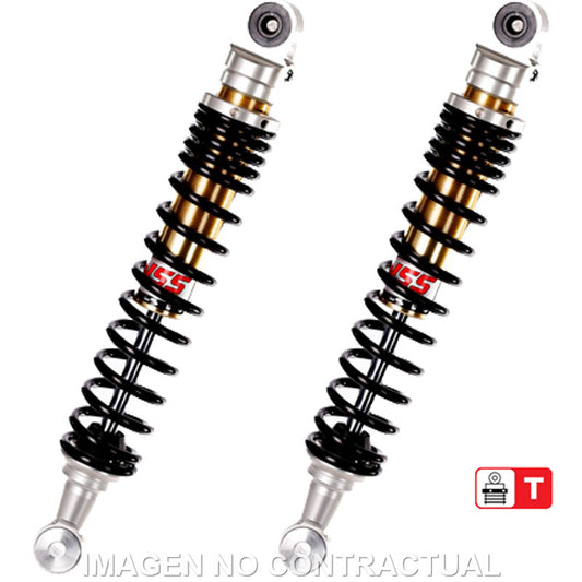 Juego Amortiguadores Traseros YSS Gas Eco Line Aprilia Sportcity 125/200/250