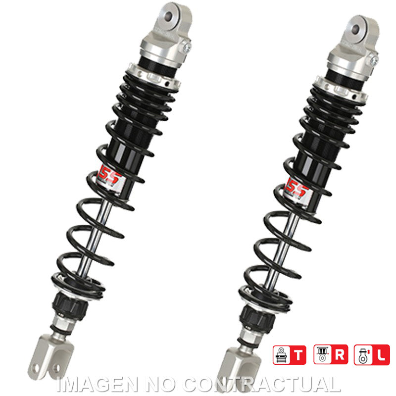 Juego Amortiguadores Traseros YSS Gas Top Line Kymco Xciting