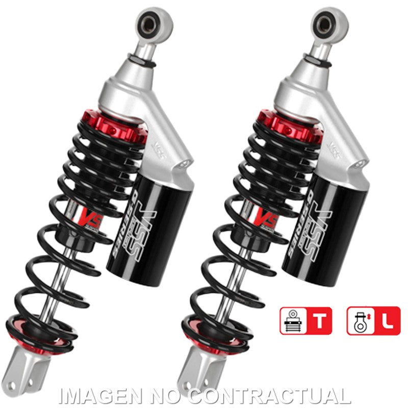 Juego Amortiguadores Traseros YSS Gas Eco Line Yamaha: N-Max 125