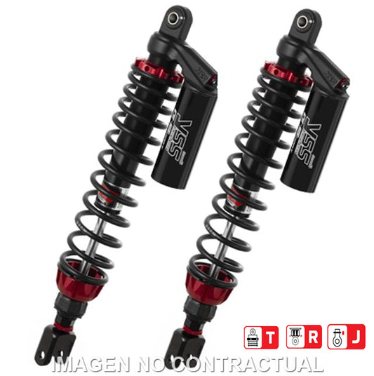 Juego Amortiguadores Traseros YSS Gas Top Line c/Botella superior Honda Forza 300 / 350