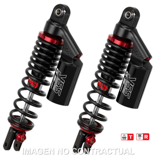 Juego Amortiguadores Traseros YSS Gas Top Line c/Botella superior Honda PCX 125