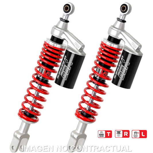 Juego Amortiguadores Traseros YSS Gas Top Line c/Botella superior HONDA X-ADV