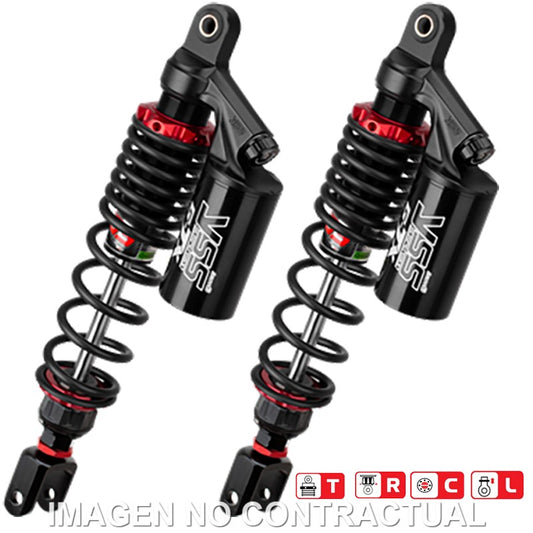 Juego Amortiguadores Traseros YSS Gas Top Line c/Botella superior G-TX Zontes 350E