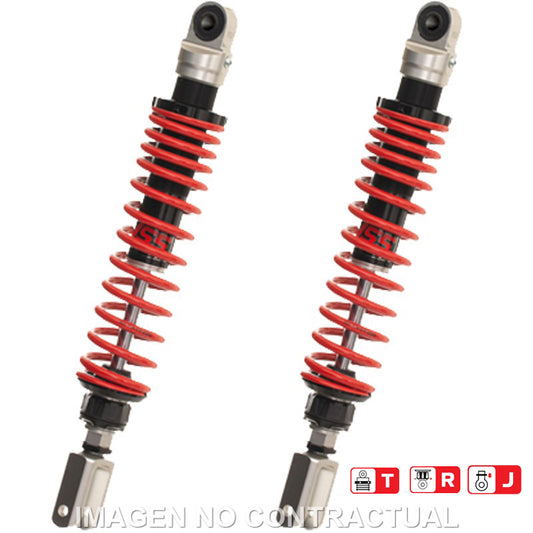Juego Amortiguadores Traseros YSS Gas Top Line SYM GTS300I
