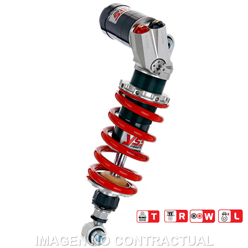 Amortiguador Trasero YSS Gas Top Line c/Botella superior Triumph Speed Triple