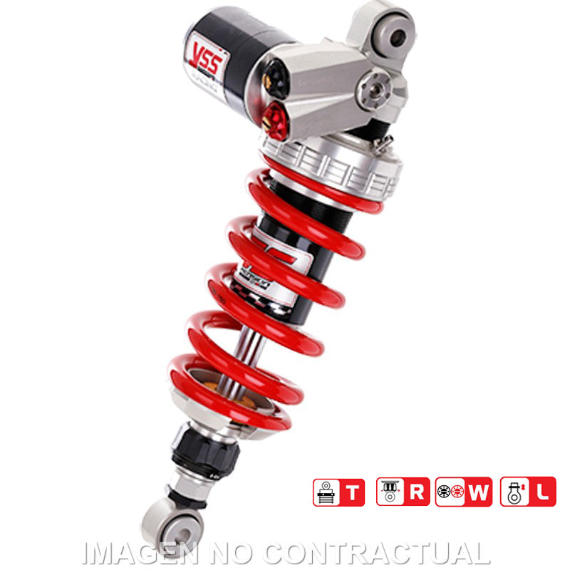 Amortiguador Trasero YSS Gas Top Line c/Botella superior Yamaha YZF R1