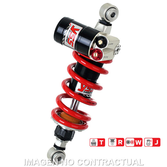 Amortiguador Trasero YSS Gas Top Line c/Botella superior KTM Duke 125
