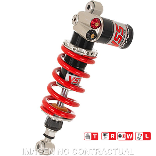 Amortiguador Trasero YSS Gas Top Line c/Botella superior SUZUKI GSX R 1000 K7-K8