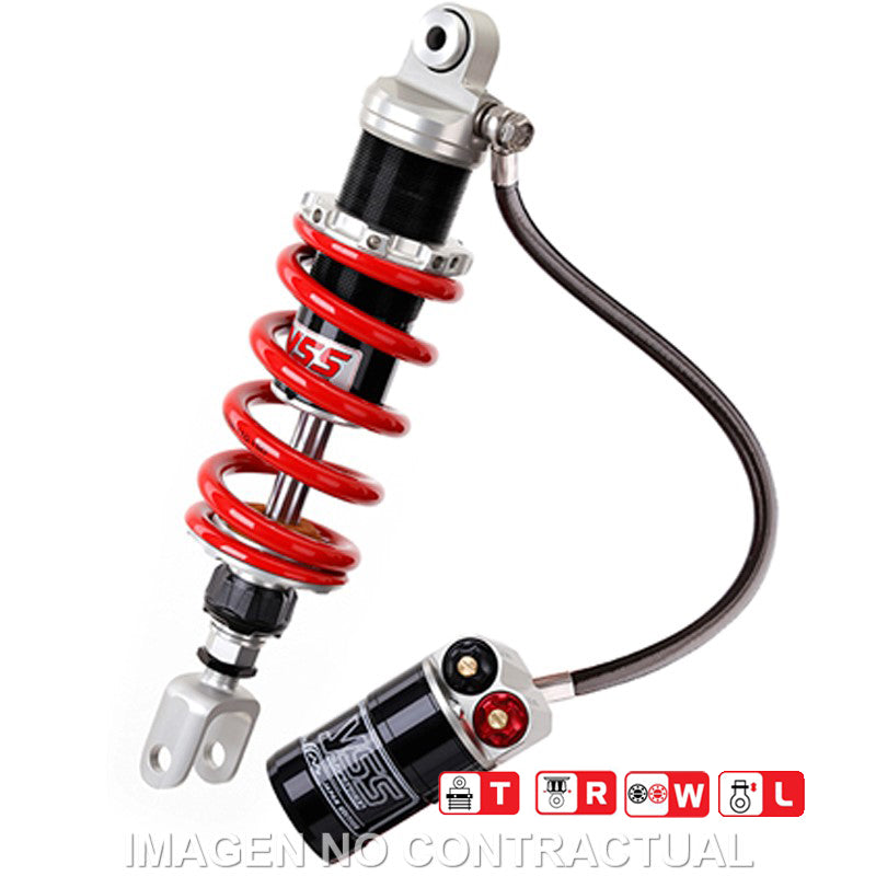 Amortiguador Trasero YSS Gas Top Line c/Botella con latiguillo Yamaha FJ09