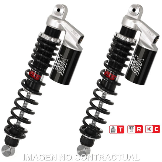 Juego Amortiguadores Traseros YSS Gas Top Line c/Botella superior Maico MC 490