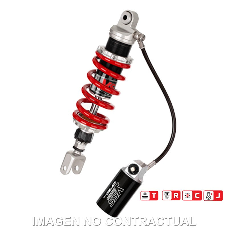 Amortiguador Trasero YSS Gas Top Line c/Botella con latiguillo Kawasaki ZZR 1100