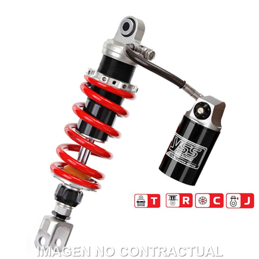 Amortiguador Trasero YSS Gas Top Line c/Botella con latiguillo Kawasaki GPZ Turbo 750