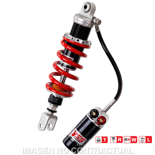 Amortiguador Trasero YSS Gas Top Line c/Botella con latiguillo Yamaha MT09