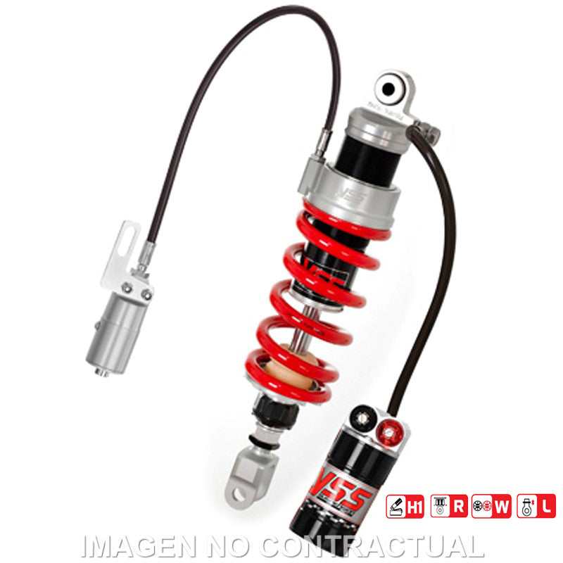 Amortiguador Trasero YSS Gas Top Line c/Botella con latiguillo Triumph Tiger