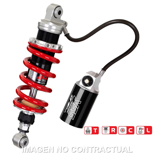 Amortiguador Trasero YSS Gas Top Line c/Botella con latiguillo Ducati Monster S4R