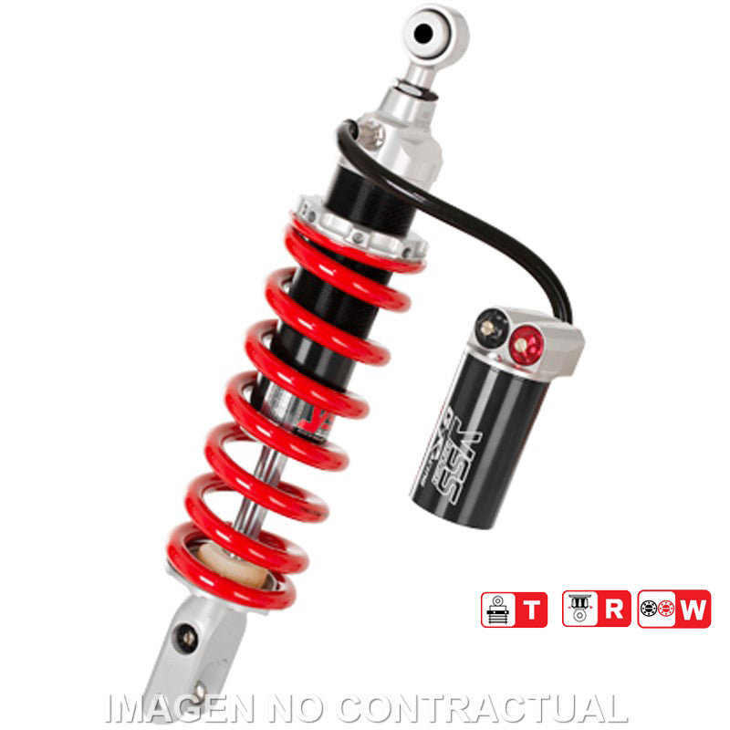 Amortiguador Trasero YSS Gas Top Line c/Botella con latiguillo Honda CRF 250