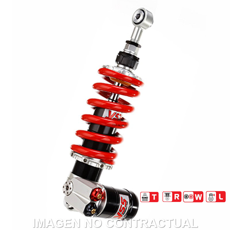 Amortiguador Trasero YSS Gas Top Line c/Botella inferior Honda CBR 600