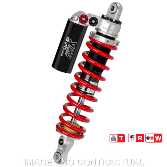 Amortiguador Trasero YSS Gas Top Line c/Botella superior Husqvarna TC