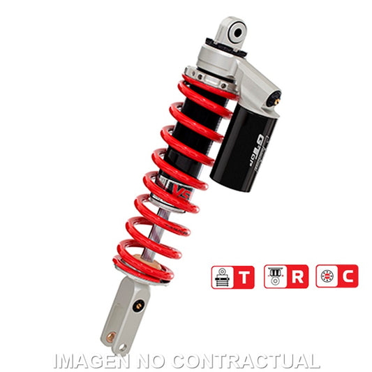 Amortiguador Trasero YSS Gas Top Line c/Botella superior Kawasaki KLX 140
