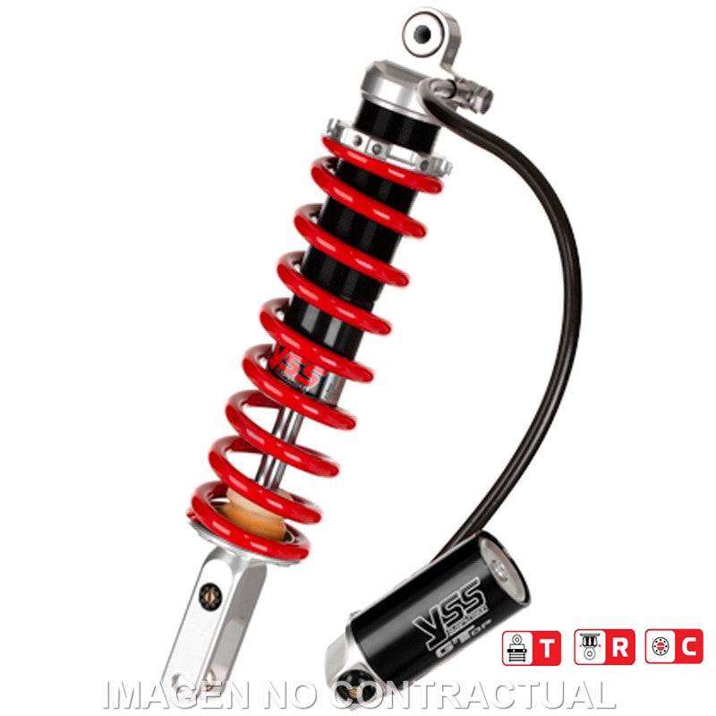 Amortiguador Trasero YSS Gas Top Line c/Botella con latiguillo Kawasaki KLX 150