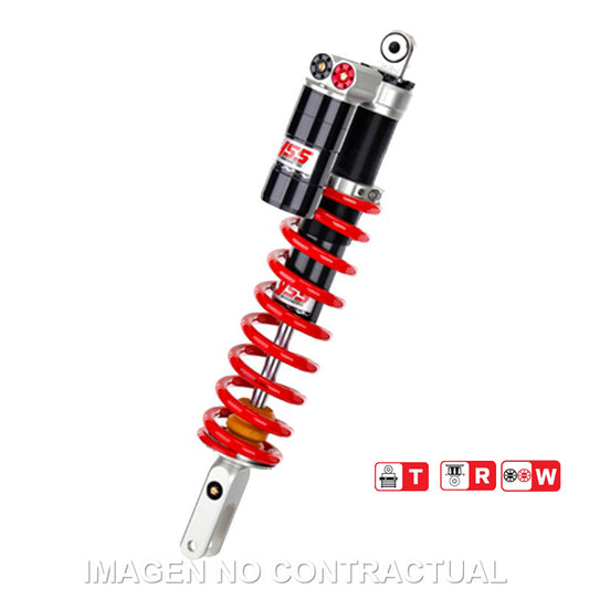 Amortiguador Trasero YSS Gas Top Line c/Botella superior Kawasaki KX F 250