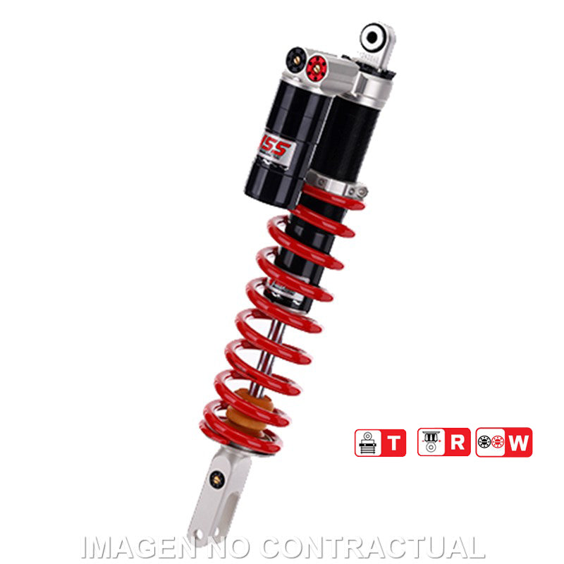 Amortiguador Trasero YSS Gas Top Line c/Botella superior Kawasaki KX-F 450