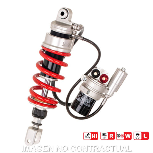 Amortiguador Trasero YSS Gas Top Line c/Botella con latiguillo Kawasaki ZX14R