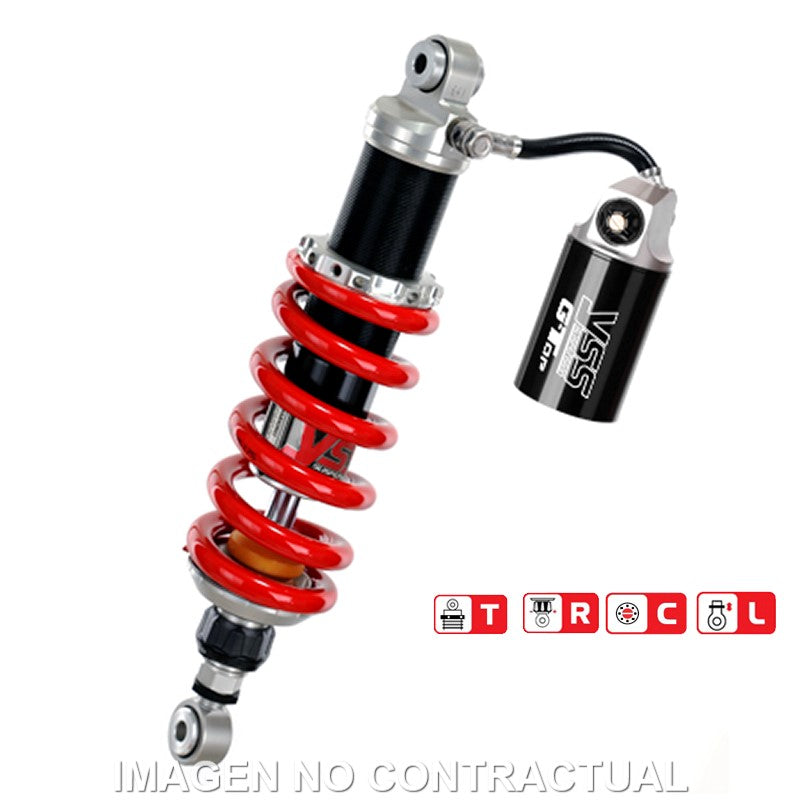 Amortiguador Trasero YSS Gas Top Line c/Botella con latiguillo KTM Duke 690