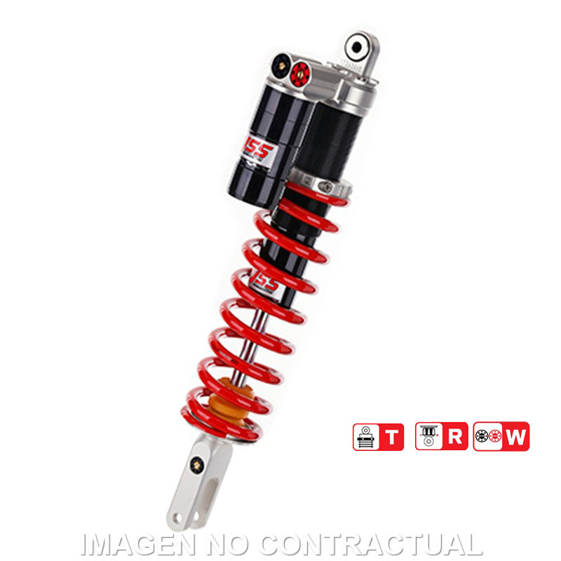 Amortiguador Trasero YSS Gas Top Line c/Botella superior Suzuki RMZ 250