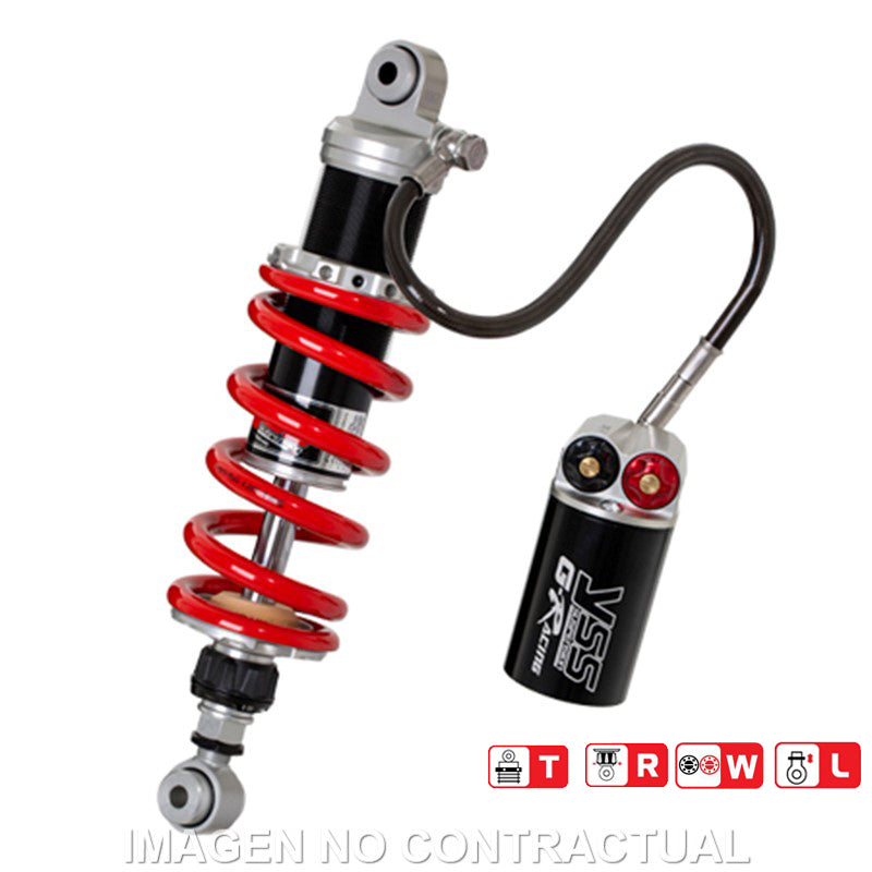 Amortiguador Trasero YSS Gas Top Line c/Botella con latiguillo Suzuki GSX-S F