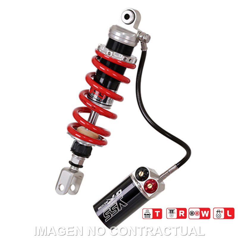 Amortiguador Trasero YSS Gas Top Line c/Botella con latiguillo Yamaha Tracer