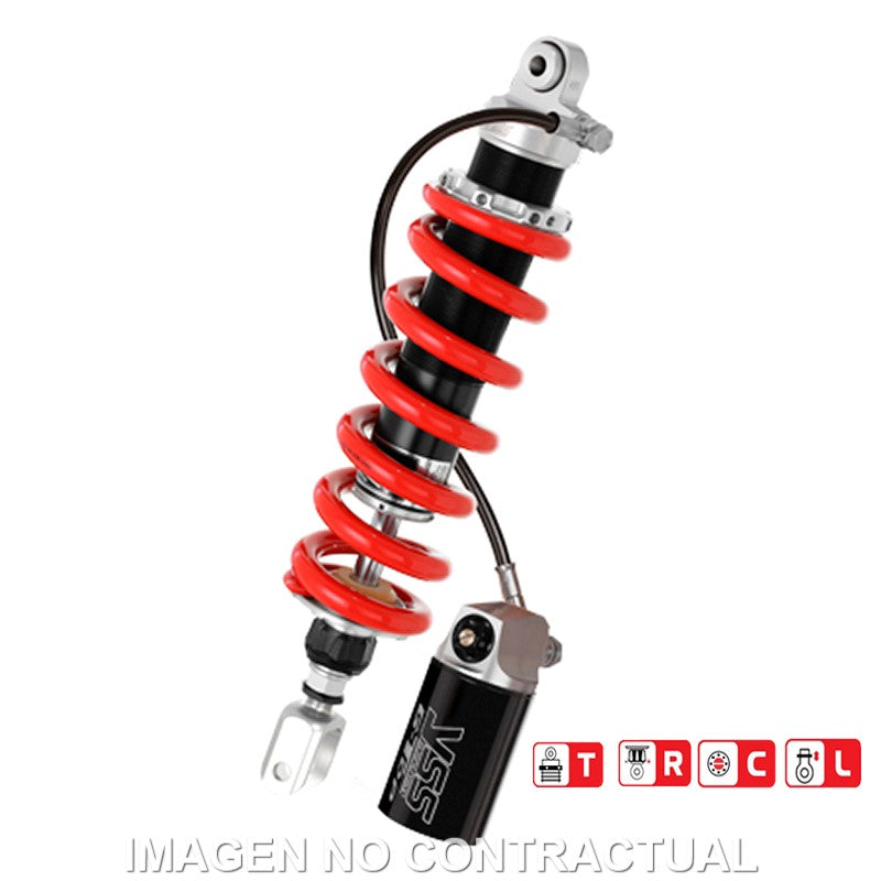 Amortiguador Trasero YSS Gas Top Line c/Botella con latiguillo Honda CB 500 X