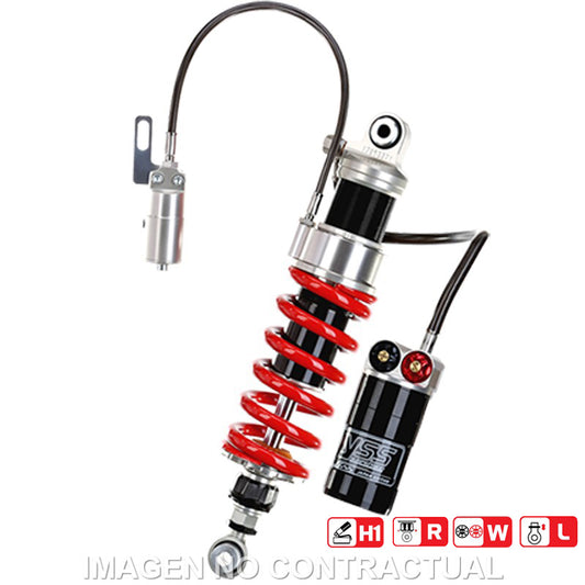 Amortiguador Trasero YSS Gas Top Line c/Botella con latiguillo Kawasaki Z1000