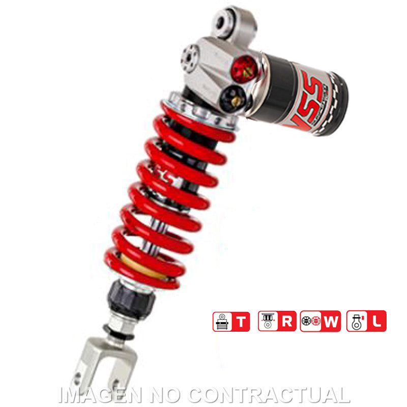 Amortiguador Trasero YSS Gas Top Line c/Botella superior Suzuki GSX R 600
