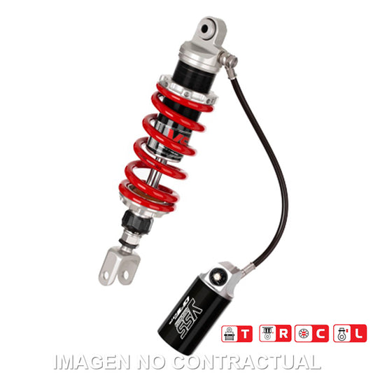 Amortiguador Trasero YSS Gas Top Line c/Botella con latiguillo Yamaha MT-09
