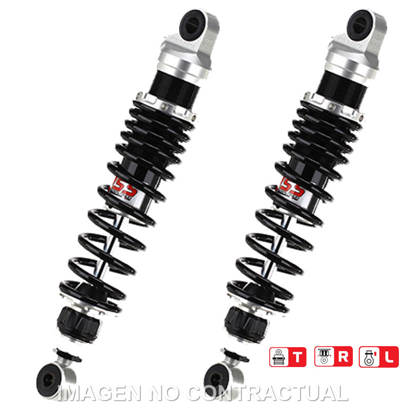 Juego Amortiguadores Traseros YSS Gas Top Line Honda XBR 500 S