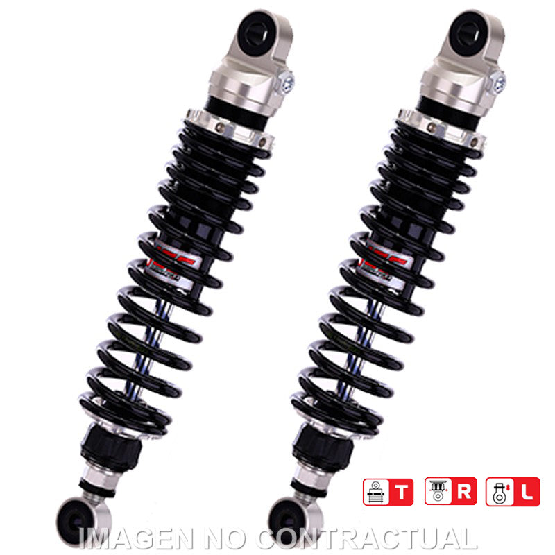 Juego Amortiguadores Traseros YSS Gas Top Line Kawasaki W 650/800
