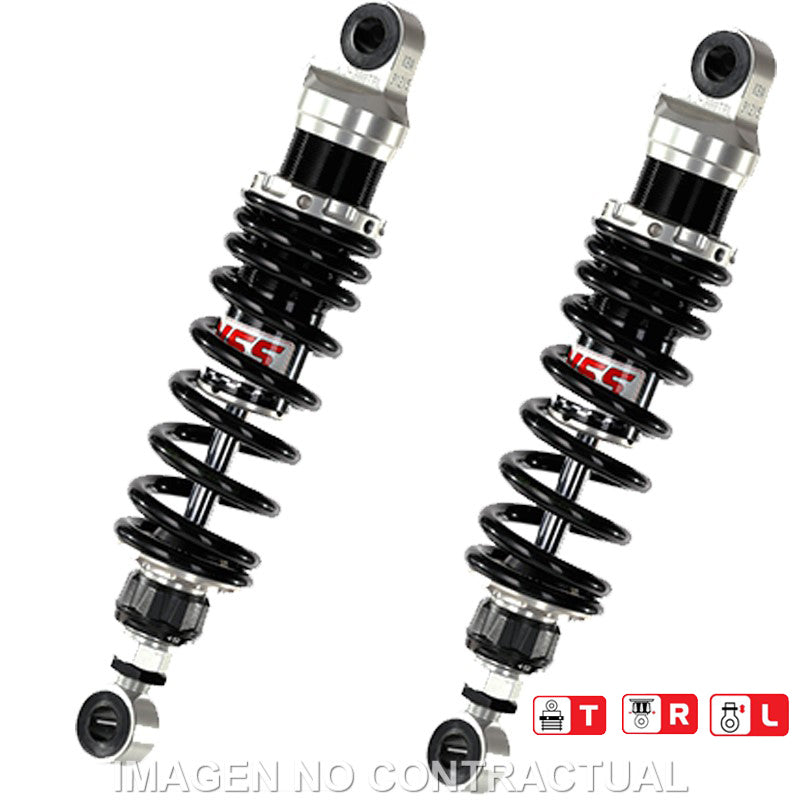 Juego Amortiguadores Traseros YSS Gas Top Line Hyosung GV 650