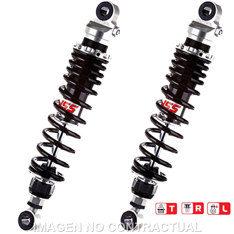 Juego Amortiguadores Traseros YSS Gas Top Line Kawasaki Z 400