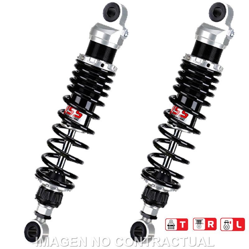Juego Amortiguadores Traseros YSS Gas Top Line Yamaha SR 500
