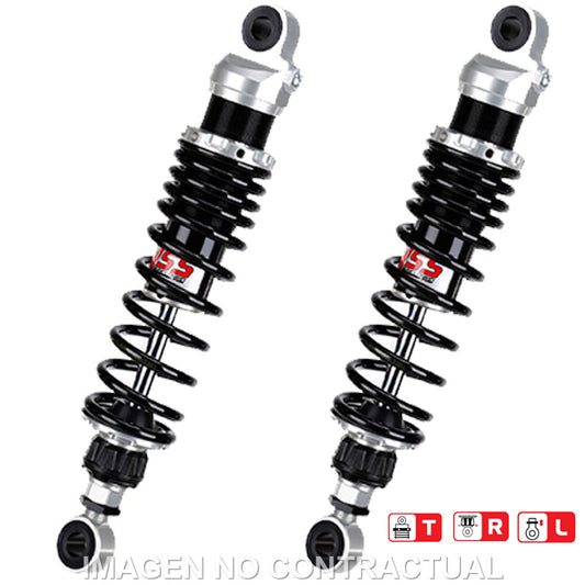 Juego Amortiguadores Traseros YSS Gas Top Line Yamaha SR 500