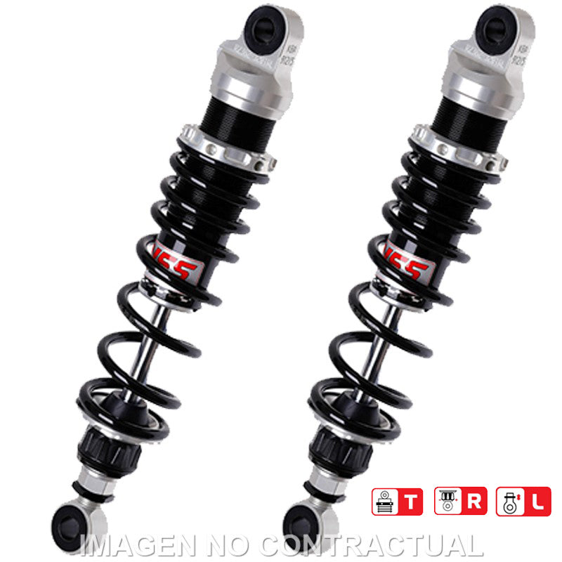 Juego Amortiguadores Traseros YSS Gas Top Line Suzuki VL 600 Intruder