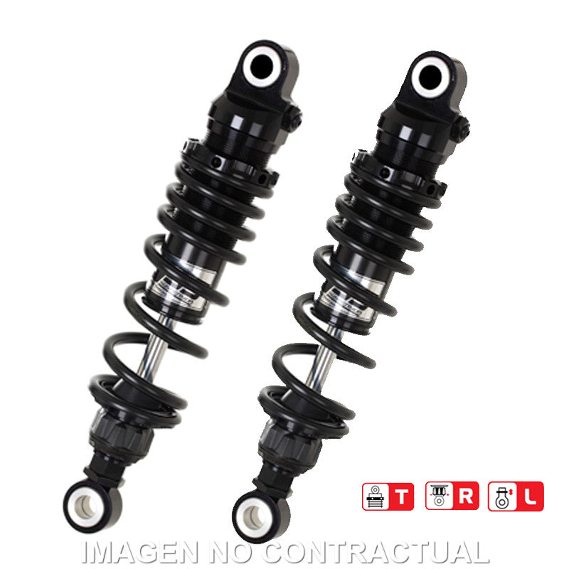 Juego Amortiguadores Traseros YSS Gas Top Line Honda Rebel 500