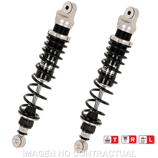 Juego Amortiguadores Traseros YSS Gas Top Line Royal Enfield Continenta