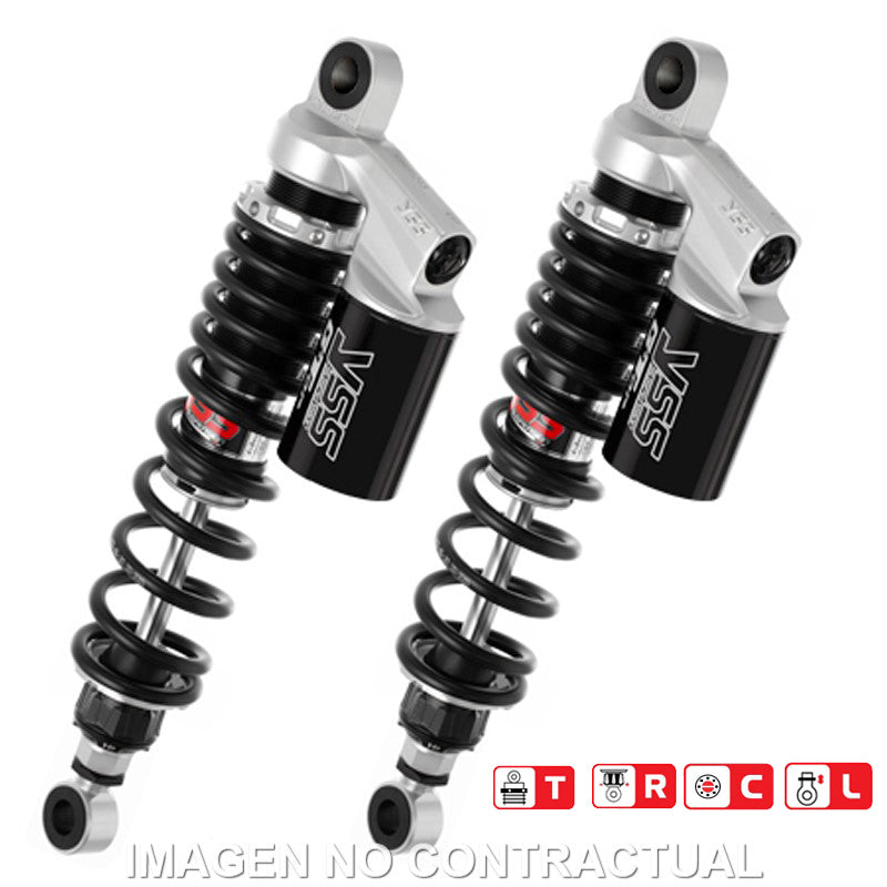 Juego Amortiguadores Traseros YSS Gas Top Line c/Botella superior Honda CB 1300