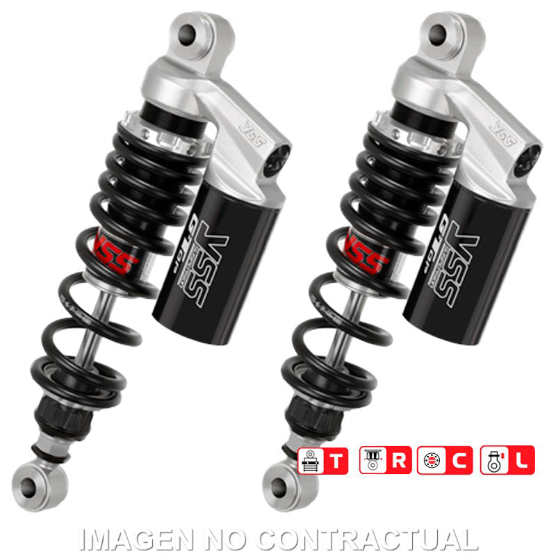 Juego Amortiguadores Traseros YSS Gas Top Line c/Botella superior Honda CB 1300 (03/08)