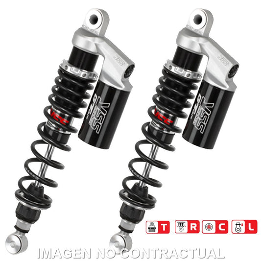 Juego Amortiguadores Traseros YSS Gas Top Line c/Botella superior Suzuki VX 800