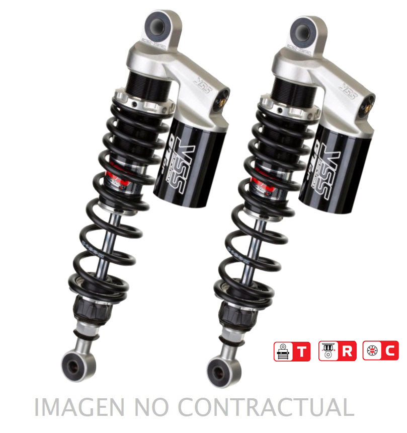 Juego Amortiguadores Traseros YSS Gas Top Line c/Botella superior Suzuki VZ 800 Marauder