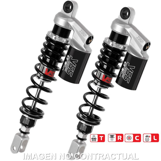 Juego Amortiguadores Traseros YSS Gas Top Line c/Botella superior Honda CB 1100 R
