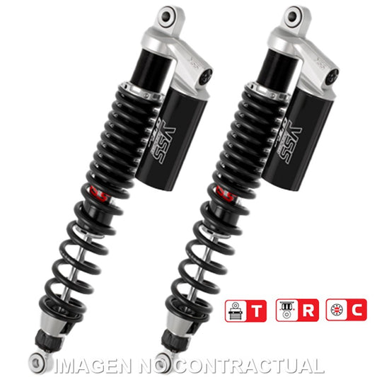Juego Amortiguadores Traseros Yss Gas Top Line c/Botella superior Husqvarna CR 500